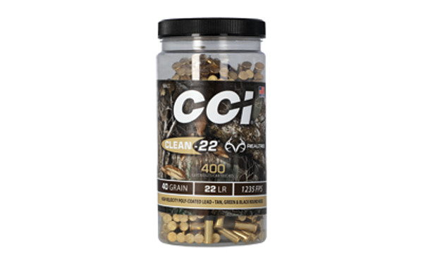 CCI 22 LR HV Target Clean 40 Grain 400 Rounds