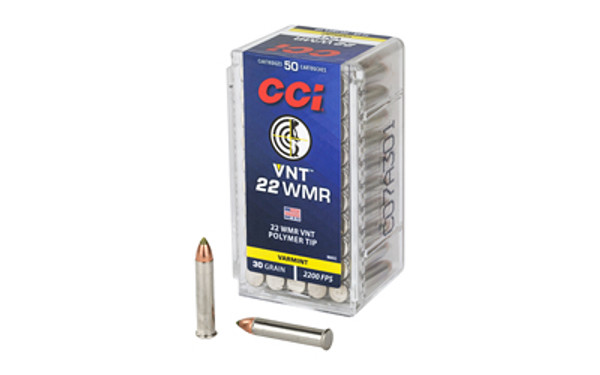 CCI 22 WMR 30 Grain Varmint Tip 50 Rounds