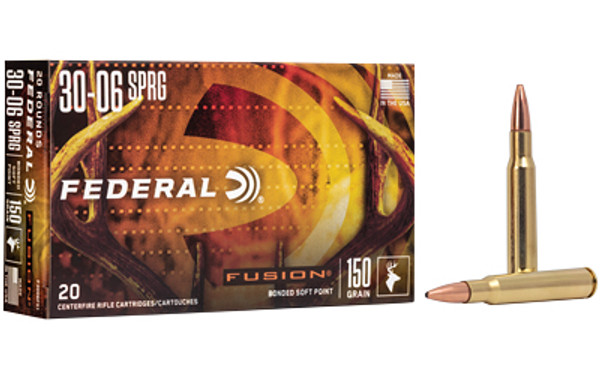 Federal Fusion 30-06 Springfield 150 Grain 20 Rounds