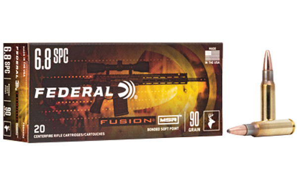 Federal Fusion 6.8 SPC 90 Grain SP 20 Rounds