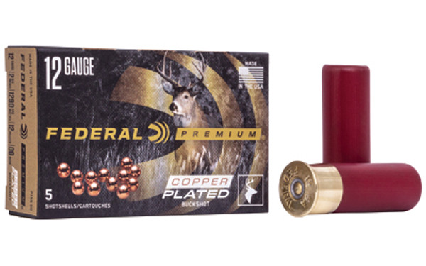 Federal Premium VSHOK 12 Gauge 2.75 00 Buck 5 Rounds