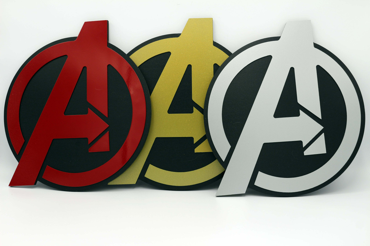 red marvel avengers logo