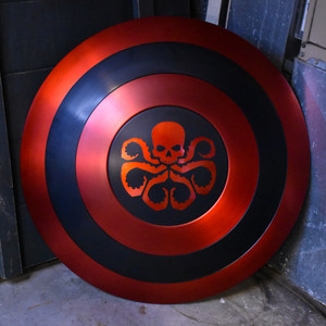 Red Hydra Shield designed and created by Comic Sandwiches Red Hydra Shield designed and created by Comic Sandwiches