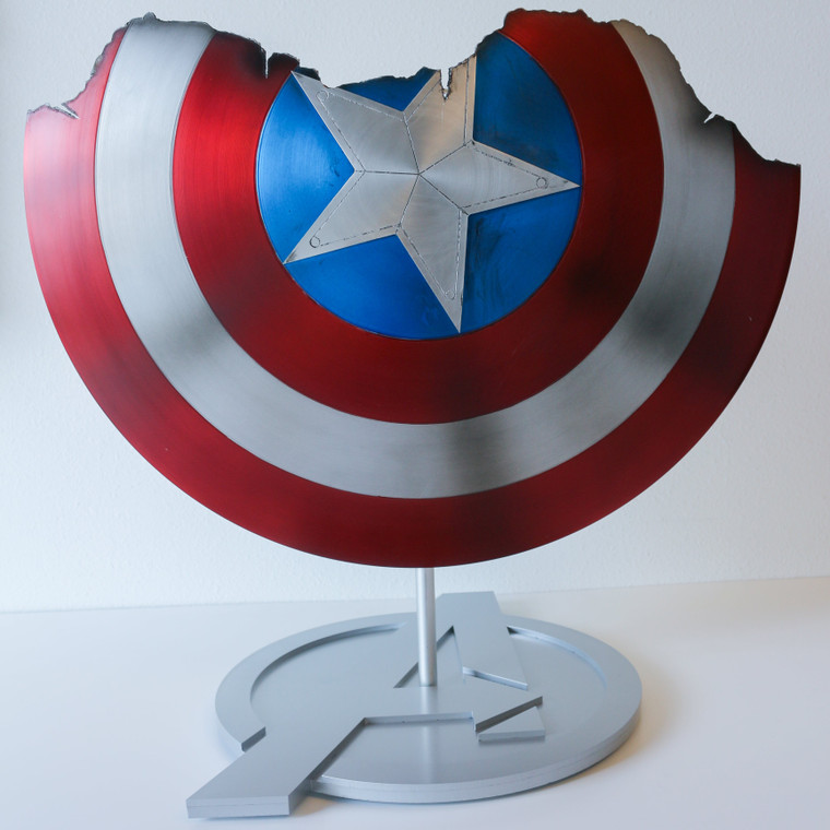 Captain America Broken Shield - Endgame Shield - Comic Sandwiches