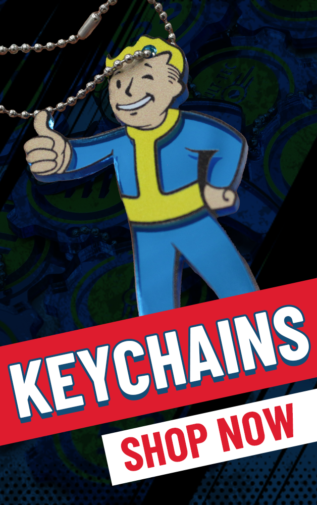 Keychains from some of the most popular franchises.