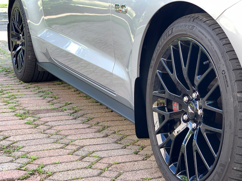 2015-2023 Mustang Splash Guards, Front Set