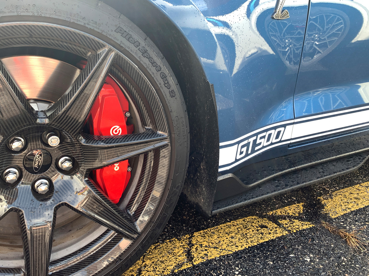 2020-2022 Mustang Shelby GT500 Splash Guards, Front Set