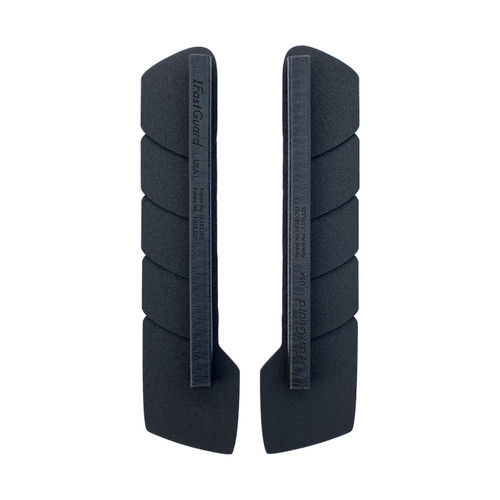 One pair of 8" Style A 1FastGuard stone guards with MiniFlap, left and right side