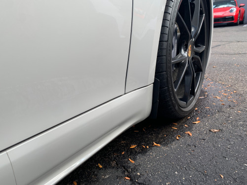 2025 Cayman front custom rocker mount 1FastGuard stone guards with MiniFlap