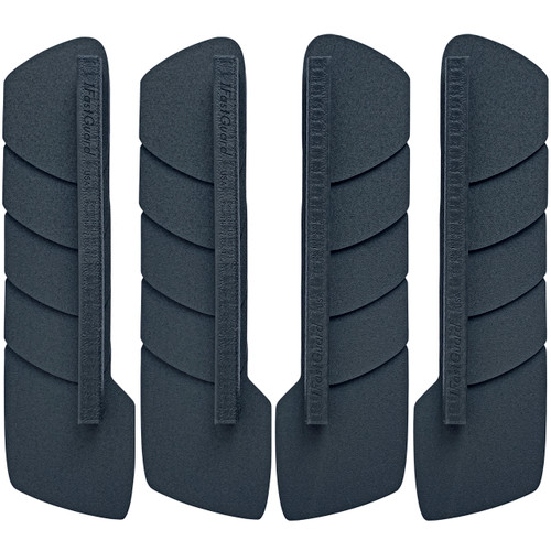 8" Style W wide 1FastGuard stone guard with MiniFlaps set of four