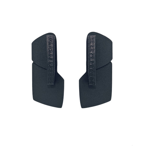 One pair of 3.5" Style A 1FastGuard stone guards with MiniFlap, left and right side