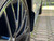 Low profile Touring Guard on fender flange, low view