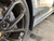2025 718 Boxster (982) front low mount 1FastGuard stone guards with MiniFlap low guard. Close up, Inside view.