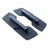 3.5" style B low profile 1FastGuard Touring Guard stone guards with Double Mini-Flap close up