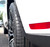Example 2026 Porsche Macan with 1FastGuard stone guards with BL MiniFlap low guard on front and rear. rear view