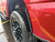 Ford Super Duty rear Style W 1FastGuard stone guard with MiniFlap from back