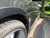 2022-2025 BMW i4 with high mount front 1FastGuard mudflaps inside view