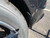 Example Cayenne Coupe with 8" Style B Low profile 1FastGuard stone guard with MiniFlap low guard inside view