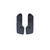 3.5" style B low profile 1FastGuard Touring Guard stone guards with Mini-Flap back
