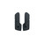 3.5" style B low profile 1FastGuard Touring Guard stone guards with Mini-Flap front