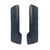 One pair of 6.5" Style A 1FastGuard stone guards with MiniFlap, left and right side