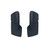 One pair of 3.5" Style A 1FastGuard stone guards with MiniFlap, left and right side