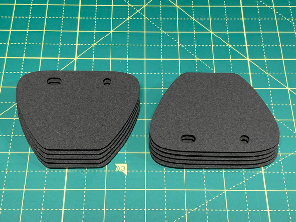 Set of ten Style W scales for 1FastGuard Touring Guard stone guards.