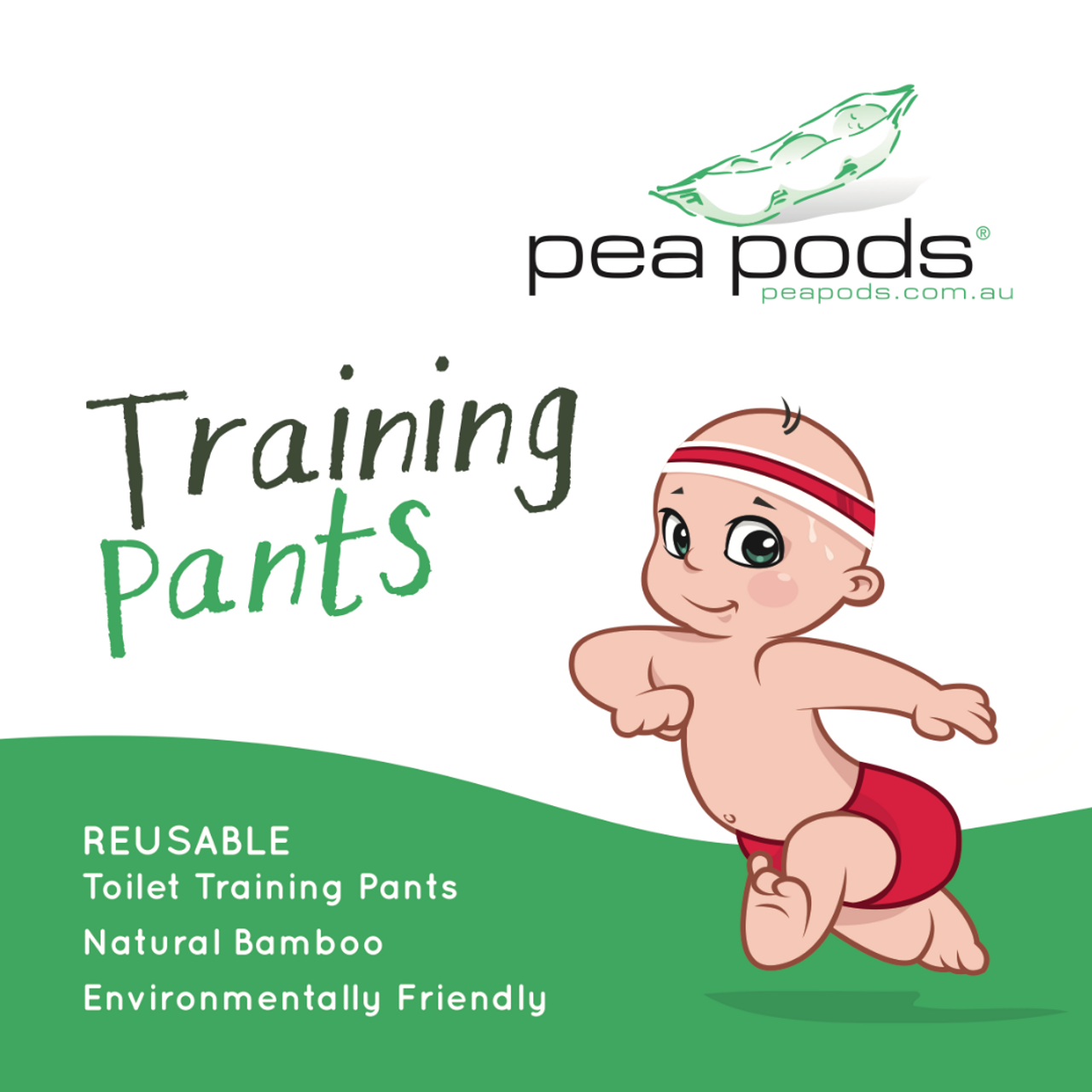 Training Pants Pea Green
