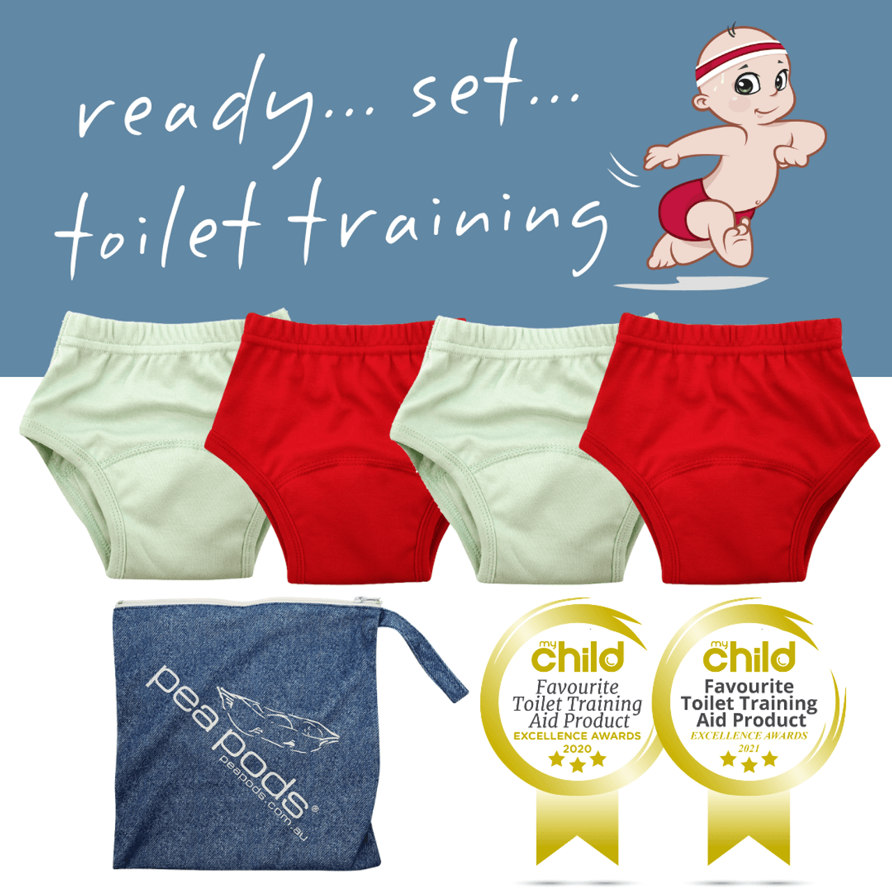 Super Undies Potty Training Pants - Cloth Trainers for Potty Learning -  Jillian's Drawers