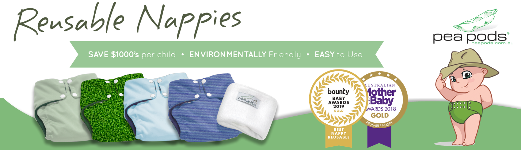 pea pods cloth nappies