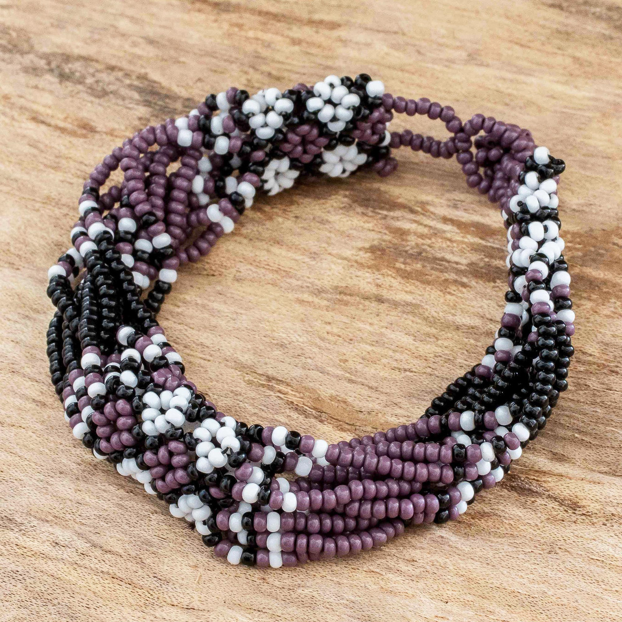 Handmade Plexiglass Flower Statement Bracelet