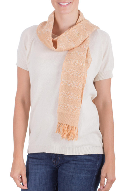 Cotton scarf 'Summer Sunset'