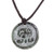 Jade Pendant Necklace of Mayan Figure Tz'i from Guatemala 'Tz'i Medallion'