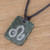 Jade Zodiac Leo Pendant Necklace from Guatemala 'Verdant Leo'