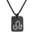 Jade Zodiac Leo Pendant Necklace from Guatemala 'Verdant Leo'