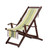 Adjustable Wood Frame Recycled Cotton Blend Hammock Chair 'Paradise Fields'