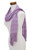 Hand Woven Purple Striped Rayon Wrap Scarf from Guatemala 'Sweet Dance'