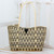 Handwoven Tote in Black and Pale Yellow from Guatemala 'Delightful Day in Black' Handwoven Tote in Black and Pale Yellow from Guatemala 'Delightful Day in Black'