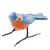 Guatemalan Handmade Eastern Bluebird Ceramic Bird Figurine 'Eastern Bluebird'