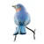 Guatemalan Handmade Eastern Bluebird Ceramic Bird Figurine 'Eastern Bluebird'