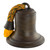 Artisan Crafted 10-Inch Bell Shaped Ceramic Sculpture 'Silent Bell'