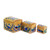 Blue Floral Birds Light Pinewood Decorative Boxes Set of 3 'Forest Treasures'