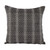 Diamond Pattern Cotton Cushion Cover in Black from Guatemala 'Geometric Elegance in Black'