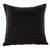 Diamond Pattern Cotton Cushion Cover in Black from Guatemala 'Geometric Elegance in Black'