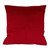 Hand Loomed Red Cotton Cushion Cover 'Mountains and Valleys in Red'