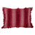 Chili and Eggshell Textured Cotton Cushion Cover 'Diamond Texture in Chili'