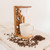 Parrot-Themed Teak Wood Single-Serve Drip Coffee Stand 'Macaw Beverage'