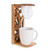 Parrot-Themed Teak Wood Single-Serve Drip Coffee Stand 'Macaw Beverage'