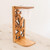 Parrot-Themed Teak Wood Single-Serve Drip Coffee Stand 'Macaw Beverage'