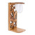 Parrot-Themed Teak Wood Single-Serve Drip Coffee Stand 'Macaw Beverage'